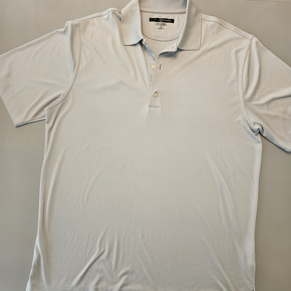 Greg Norman Collection Play Dry Golf Polo Shirt Size Large